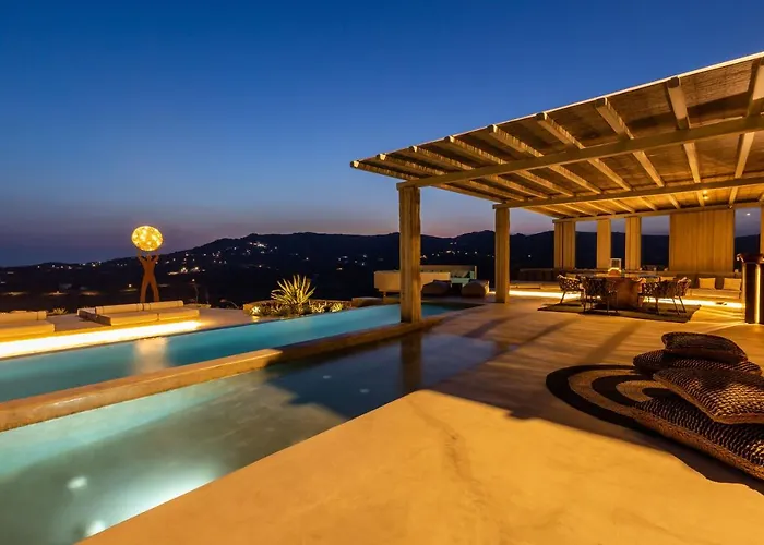 Вилла Serenity Sky Luxury - Sunset - Private Pool Ано Мера