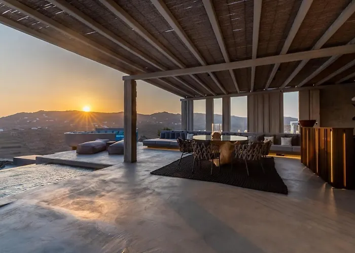 Willa Serenity Sky Luxury - Sunset - Private Pool Ano Mera