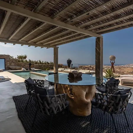 Вилла Serenity Sky Mykonos - Pool & Sunset By One Ано Мера