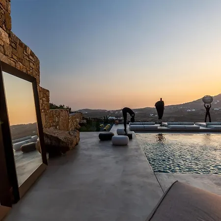 Вилла Serenity Sky Mykonos - Pool & Sunset By One