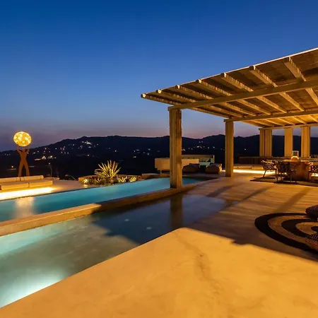 Вилла Serenity Sky Mykonos - Pool & Sunset By One Ано Мера