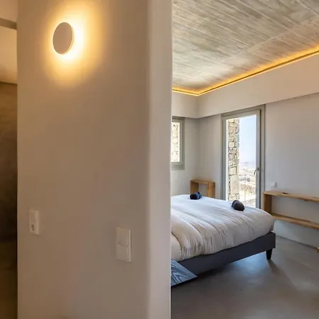 וילה Serenity Sky Mykonos - Pool & Sunset By One אנו מרה