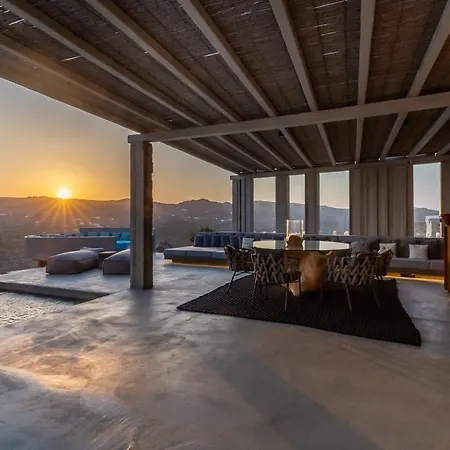Вилла Serenity Sky Mykonos - Pool & Sunset By One Ано Мера